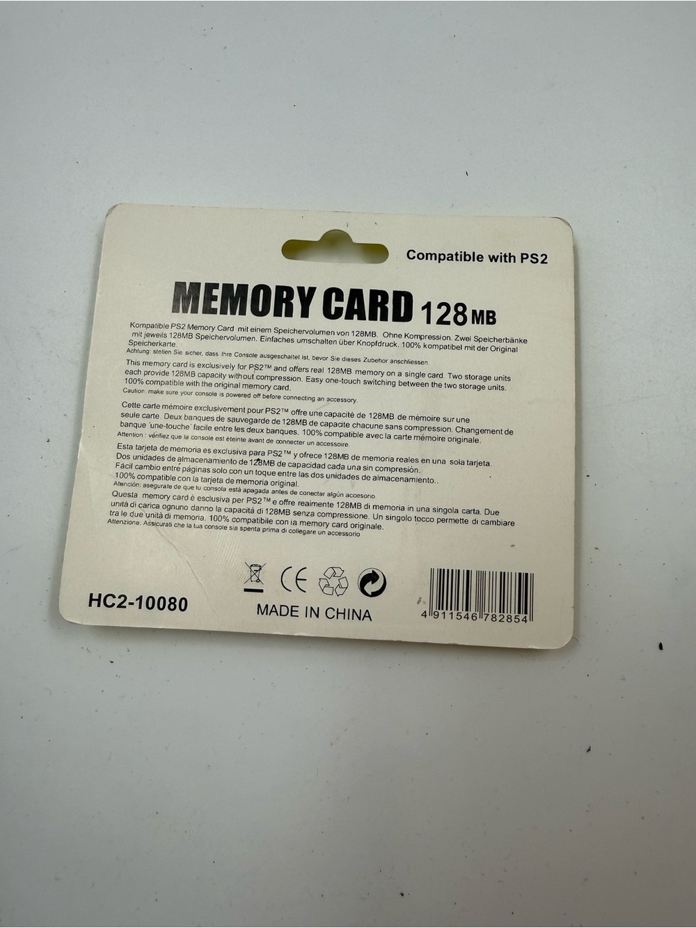 Kompatible Ps2 Memory Card New 128 Mg - Picture 2 of 2